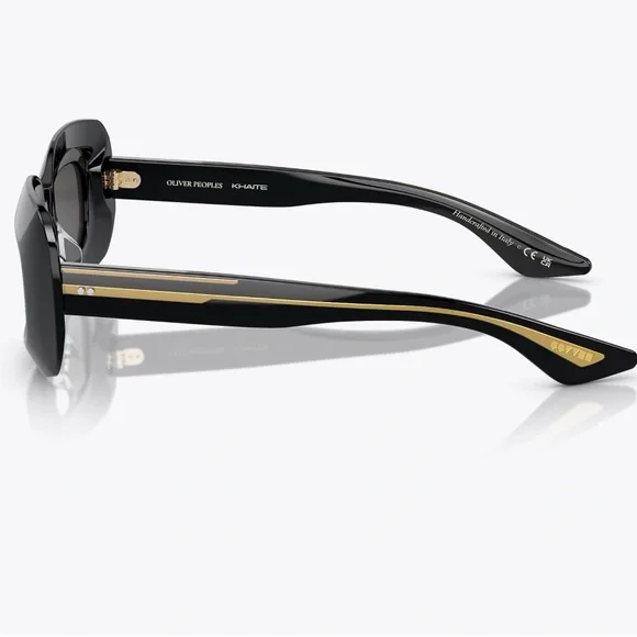 Khaite x Oliver Peoples Black Rectangular Sunglasses - Picture 2 of 3